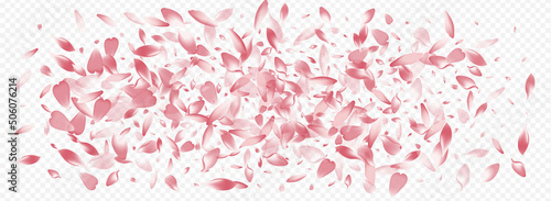 Color Heart Vector Panoramic Transparent