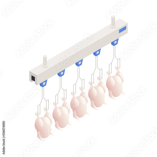 Hanging Broilers Line Composition