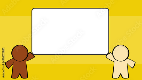 diversity pictograms multicultural background illustration in vector format