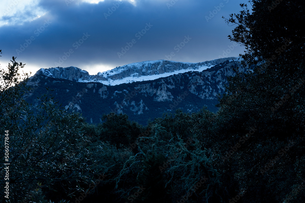 Snow in the Serra de Tramuntana