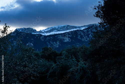 Snow in the Serra de Tramuntana