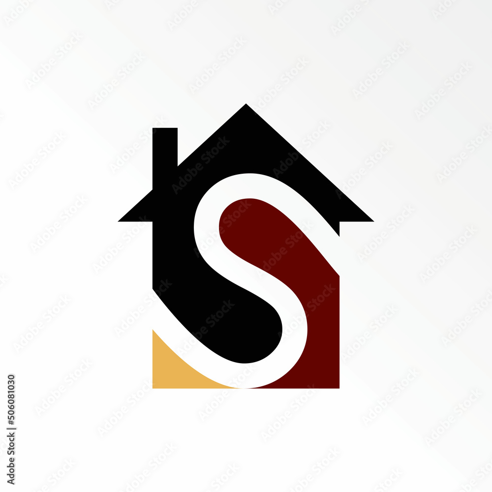 Simple or small house with letter or word S font inside image graphic icon logo design abstract concept vector stock. Can be used as a symbol related to property or initial Simple or small house with letter or word S font inside image graphic icon logo design abstract concept vector stock. Can be used as a symbol related to property or initial