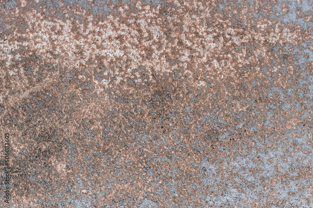Fototapeta premium Old iron plate with heavy rust and rough texture