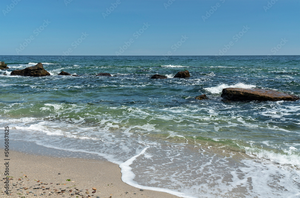 Odessa sea water landscape, Ukraine, Arcadia beach