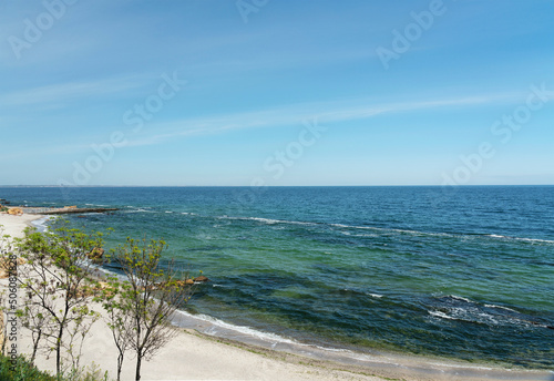 Fototapeta Naklejka Na Ścianę i Meble -  Odessa, Arcadia, Ukraine. Sea sand beach