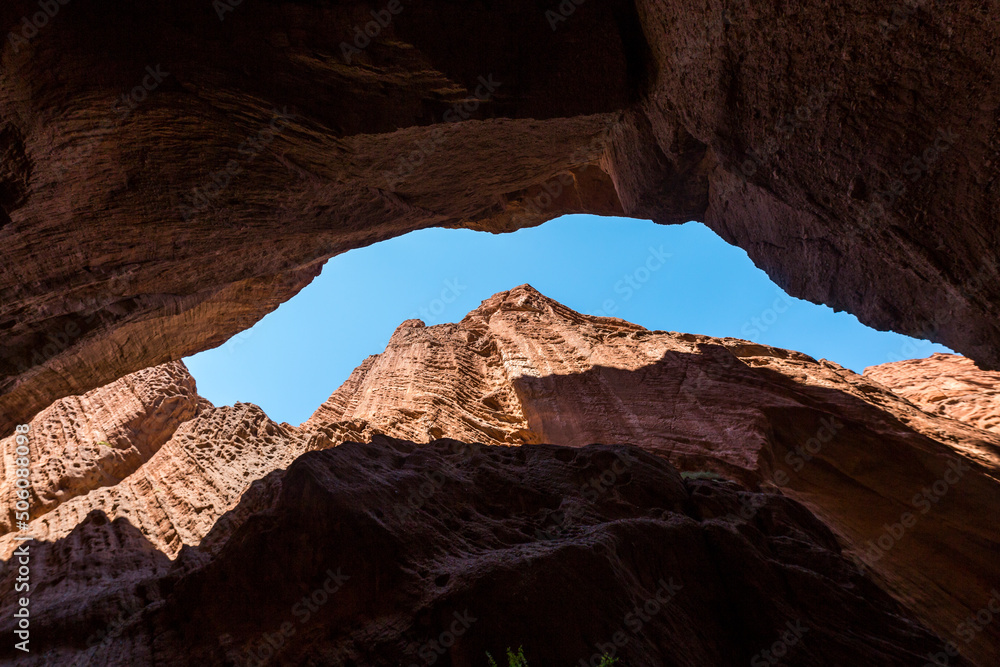 The great canyon in Kuche Xinjiang China