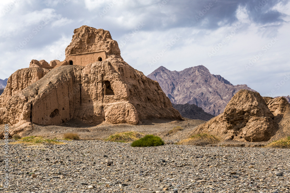 Fototapeta premium The great canyon in Kuche Xinjiang China