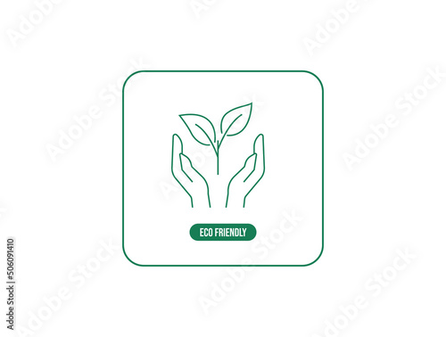 eco-friendly icon vector illustration 