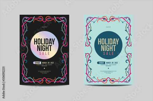 Holiday Night Sale Invitation