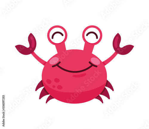 red crab sealife creature