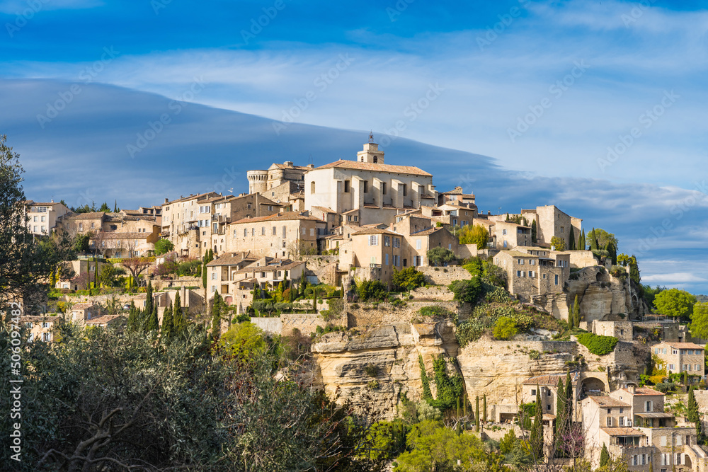 Beautiful medieval village Gordes in Provence, France