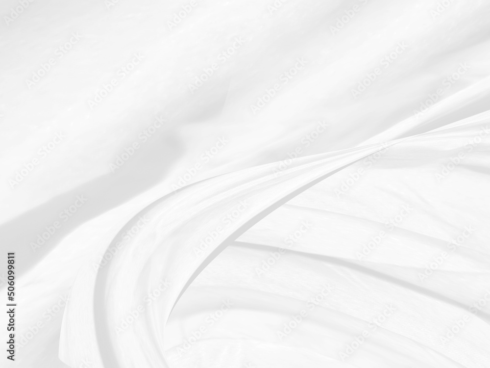 beauty smooth curve white and gray abstract soft fabric shape decorate fashion textile background beauty smooth curve white and gray abstract soft fabric shape decorate fashion textile background