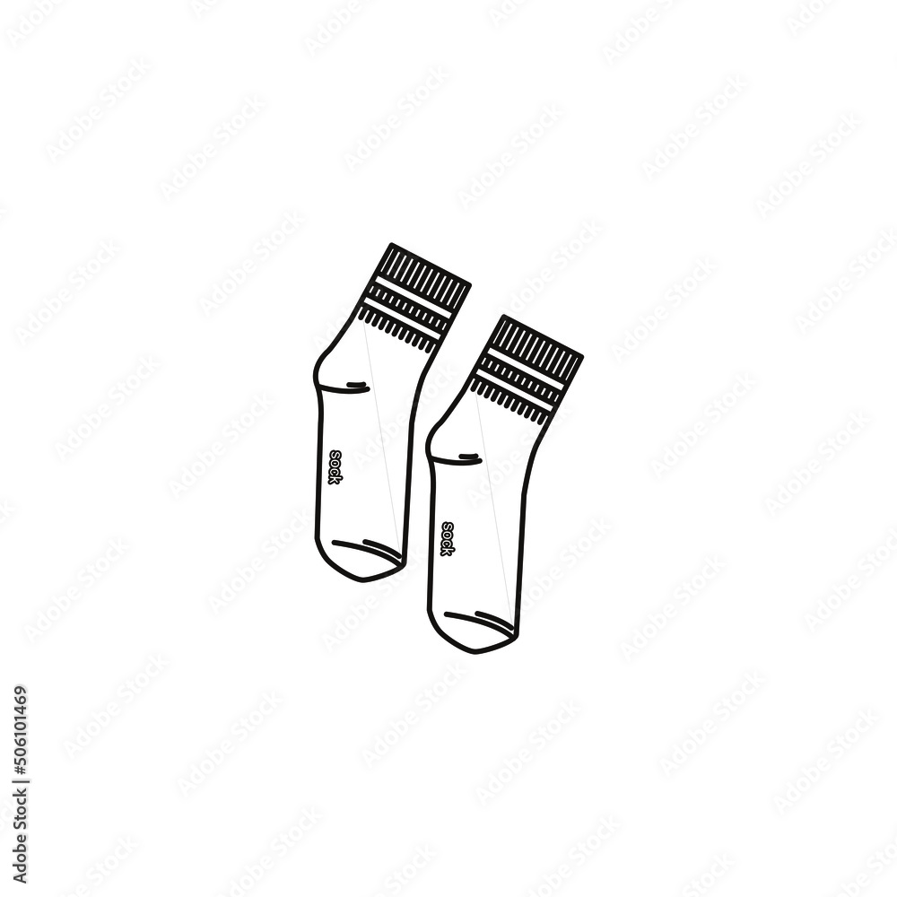 black and white sock black and white sock
