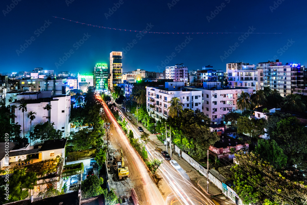 Fototapeta premium Cityscape at Night