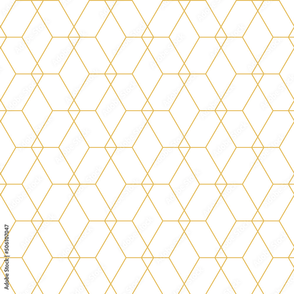 Fototapeta premium Geometric simple vector seamless pattern