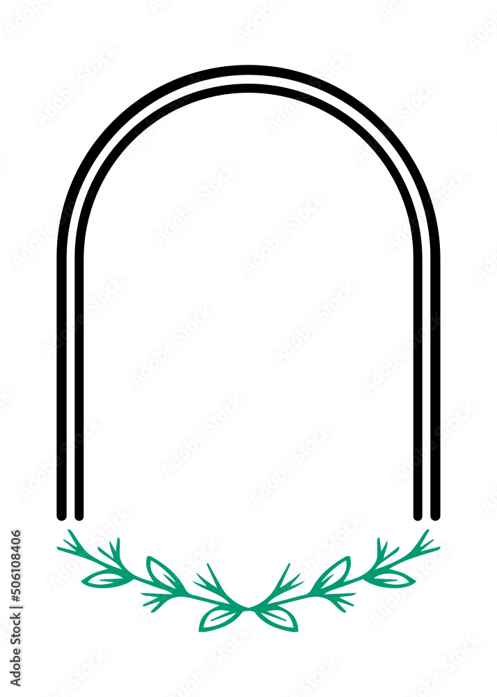 floral curve frame
floral curve frame