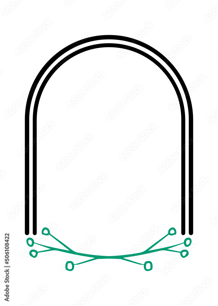 floral curve frame
floral curve frame