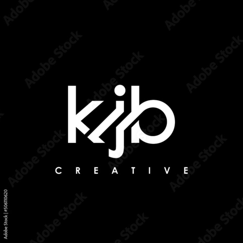 KJB Letter Initial Logo Design Template Vector Illustration photo