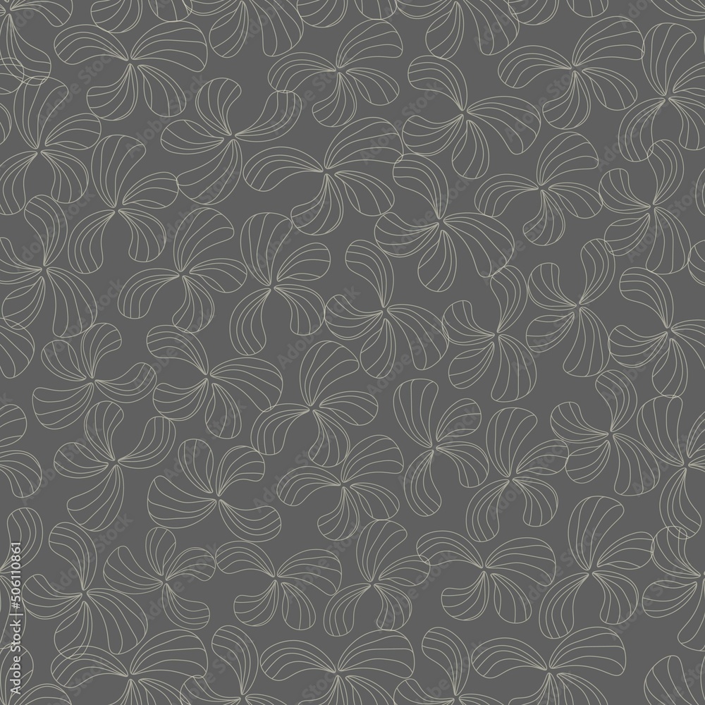 seamless pattern of orchid flowers on a gray background seamless pattern of orchid flowers on a gray background