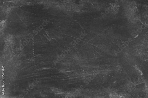 Chalk rubbed out on blackboard texture background