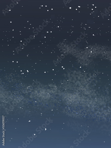 星空_背景素材_縦