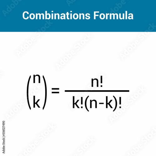 combinations formula in mathematics vector