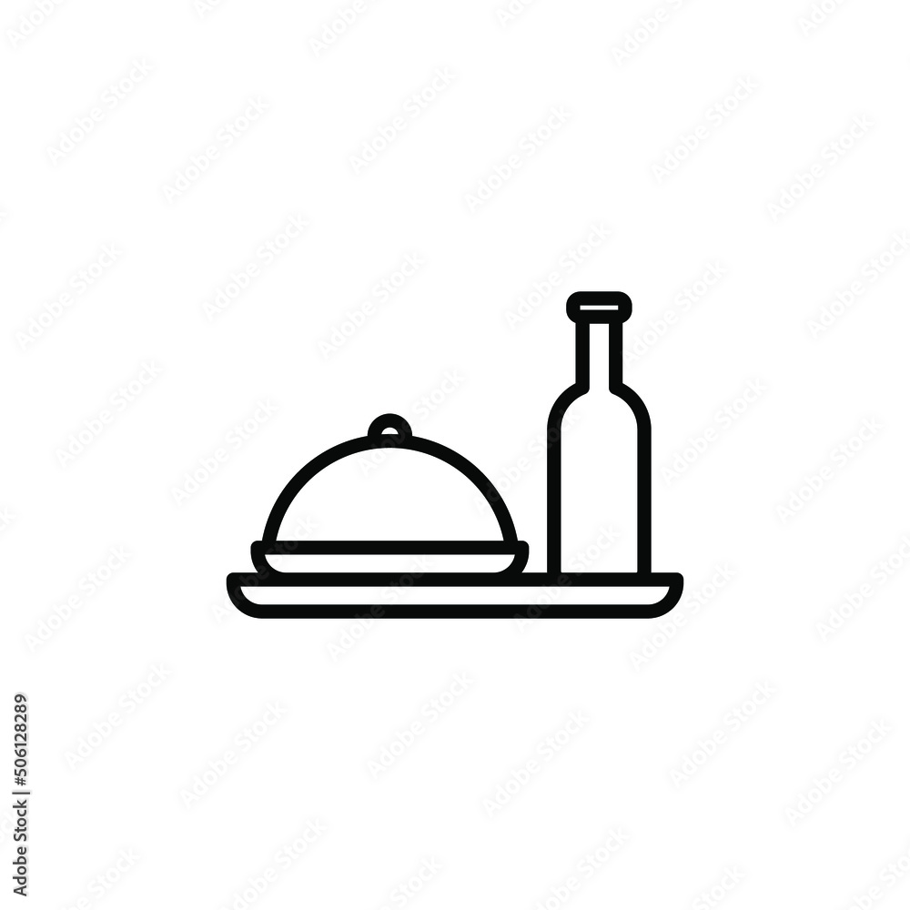 Cloche Line Icon Isolated On White Background
Cloche Line Icon Isolated On White Background