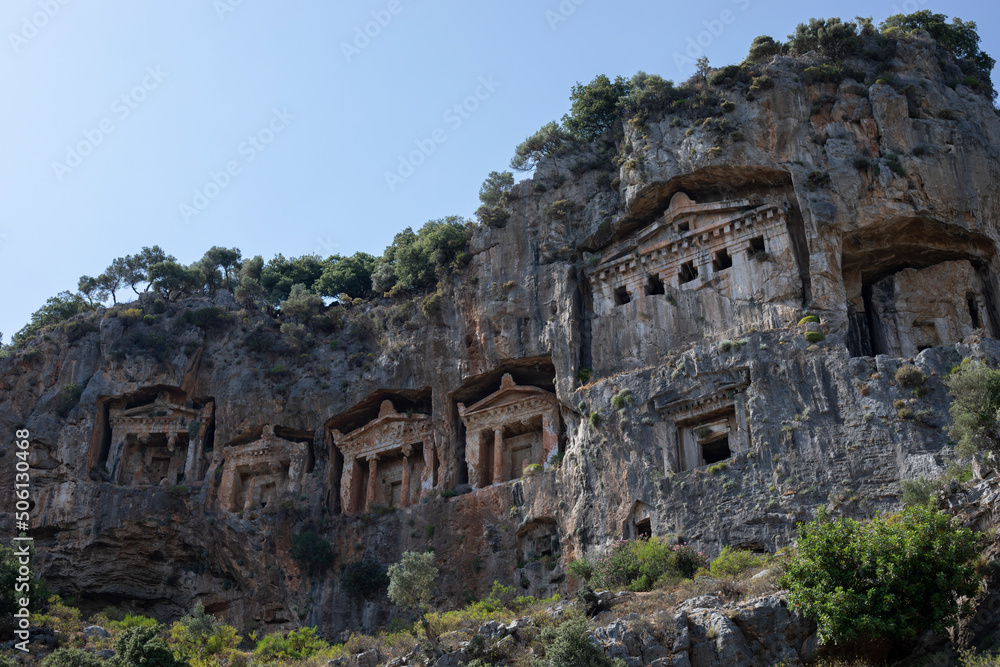 king's tombs in aegean Turkey, mulga province 