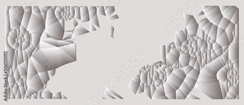 abstract background in triangulation styles