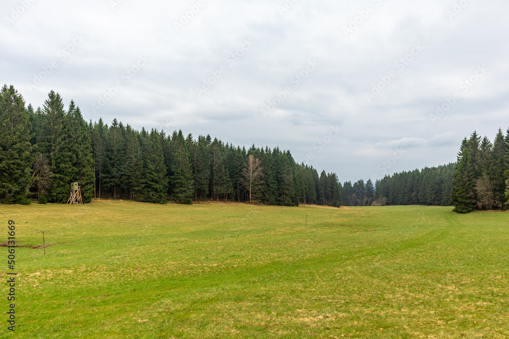 Wanderung zum Ruppberg im Thüringer Wald bei Zella-Mehlis - Deutschland