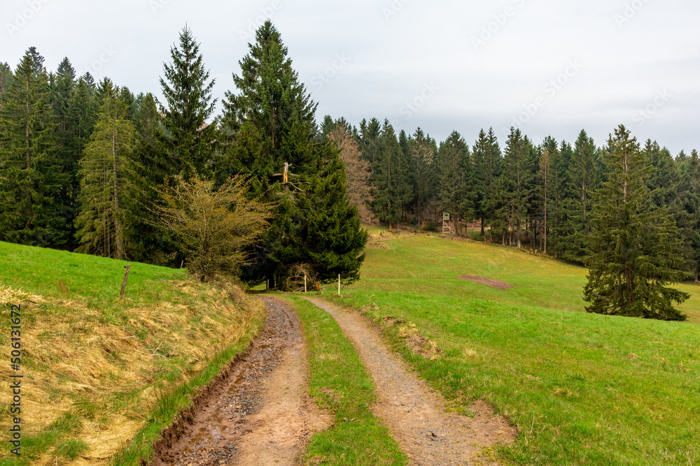 Wanderung zum Ruppberg im Thüringer Wald bei Zella-Mehlis - Deutschland Wanderung zum Ruppberg im Thüringer Wald bei Zella-Mehlis - Deutschland