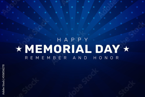 Happy Memorial Day of America, Remembering and honoring all those who served the country. Patriotic latest background