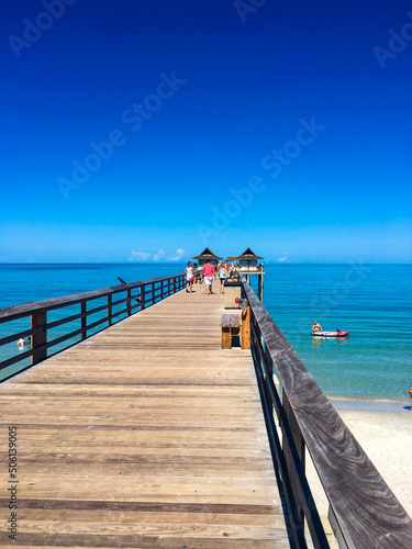 pier in the sea