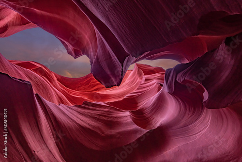 Magical and Colorful Antelope Canyon near Page Arizona United States of America