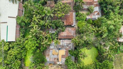 Bangladesh village house aerial Photo