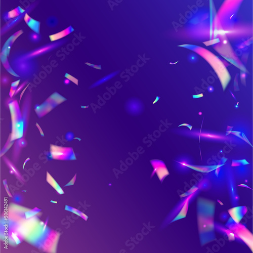 Light Confetti. Birthday Glare. Fantasy Art. Disco Multicolor Gr