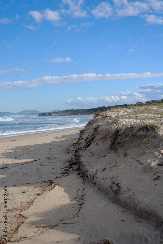 beach in the morning