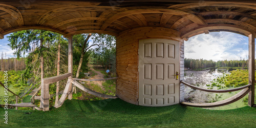 Fototapeta Full seamless 360 degree HDRI spherical panorama