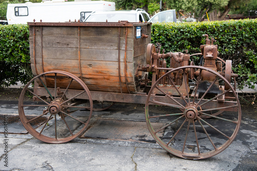 old farm wagon