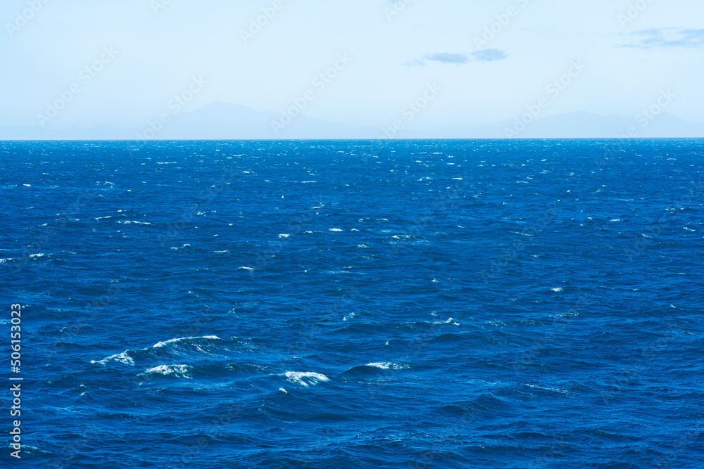 Sea surface on windy day Sea surface on windy day