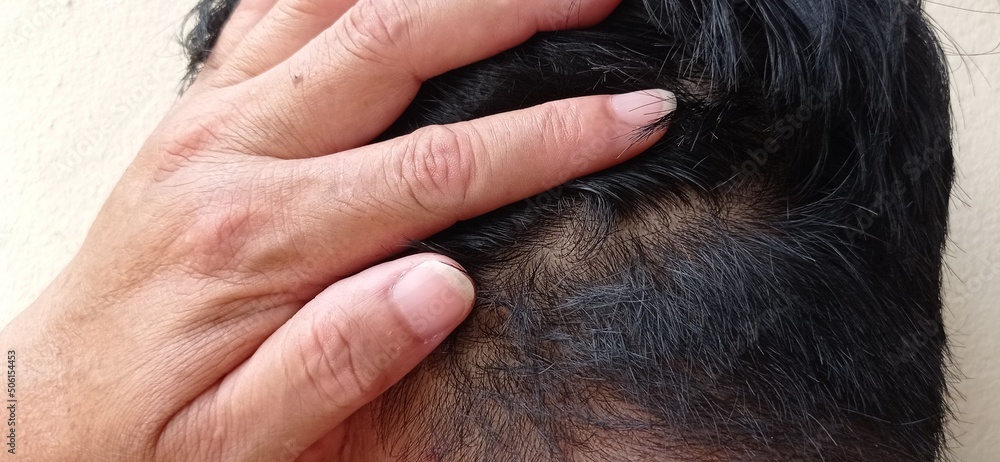 Fototapeta premium person with hair