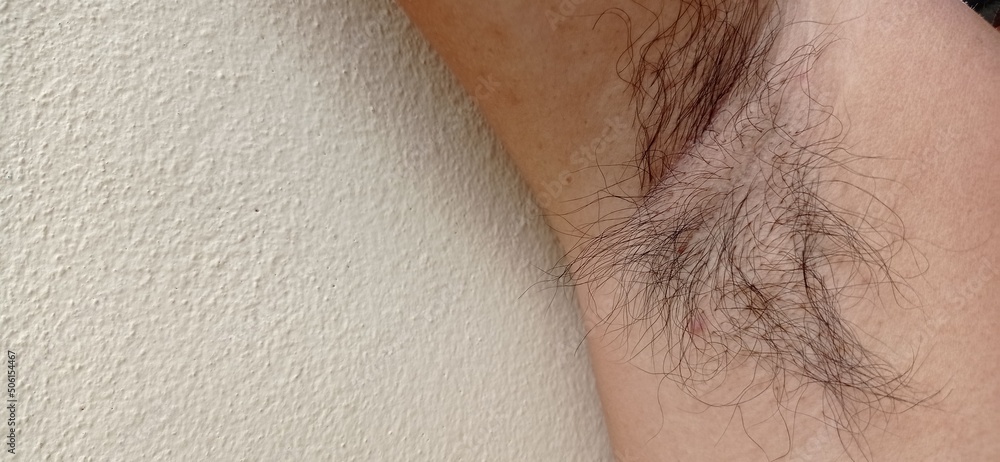 Fototapeta premium Armpit hair.