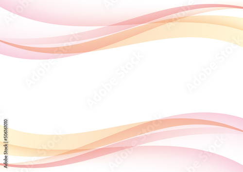 滑らかな曲線のフレーム　ピンク © メガネ