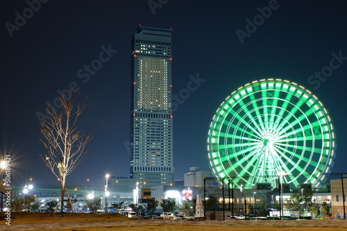 りんくうタウン　アウトレット　夕暮れと夜景