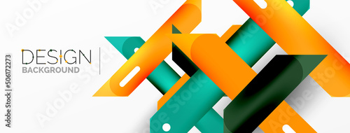Background overlapping lines. Dynamic lines abstract wallpaper. Straight lines composition vector illustration for wallpaper banner background or landing page