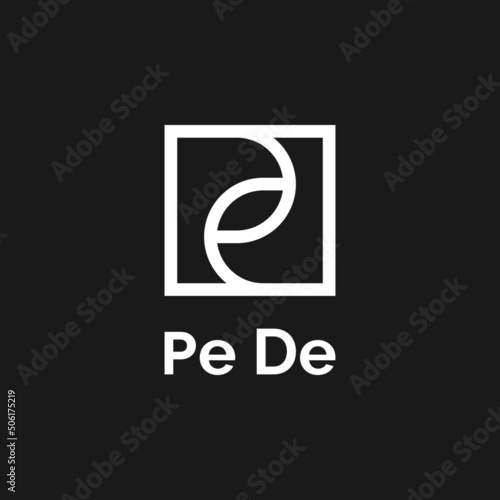 Modern Letter PD Logo Design