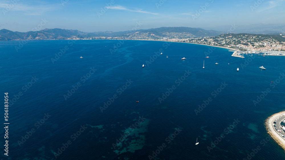Aerial view at Cannes on a sunny afternoon Aerial view at Cannes on a sunny afternoon