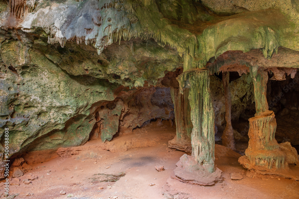 unique stalactite cave cuba