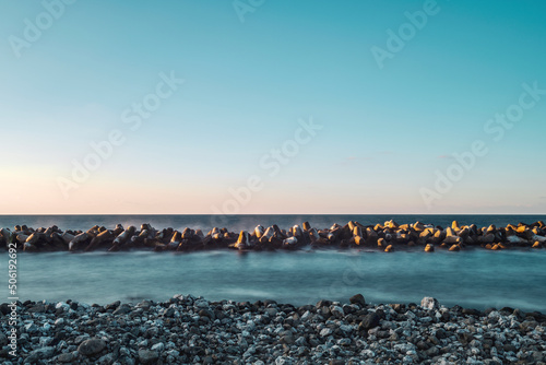 울릉도 겨울 천부항