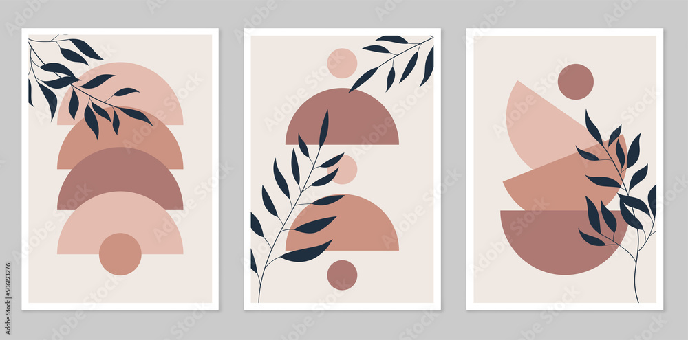 A hand-drawn abstract set of figures, in the boho style with a color form. Vector flat illustration. Boho style. Design for drawing, logo, posters, invitations, greeting cards. A hand-drawn abstract set of figures, in the boho style with a color form. Vector flat illustration. Boho style. Design for drawing, logo, posters, invitations, greeting cards.